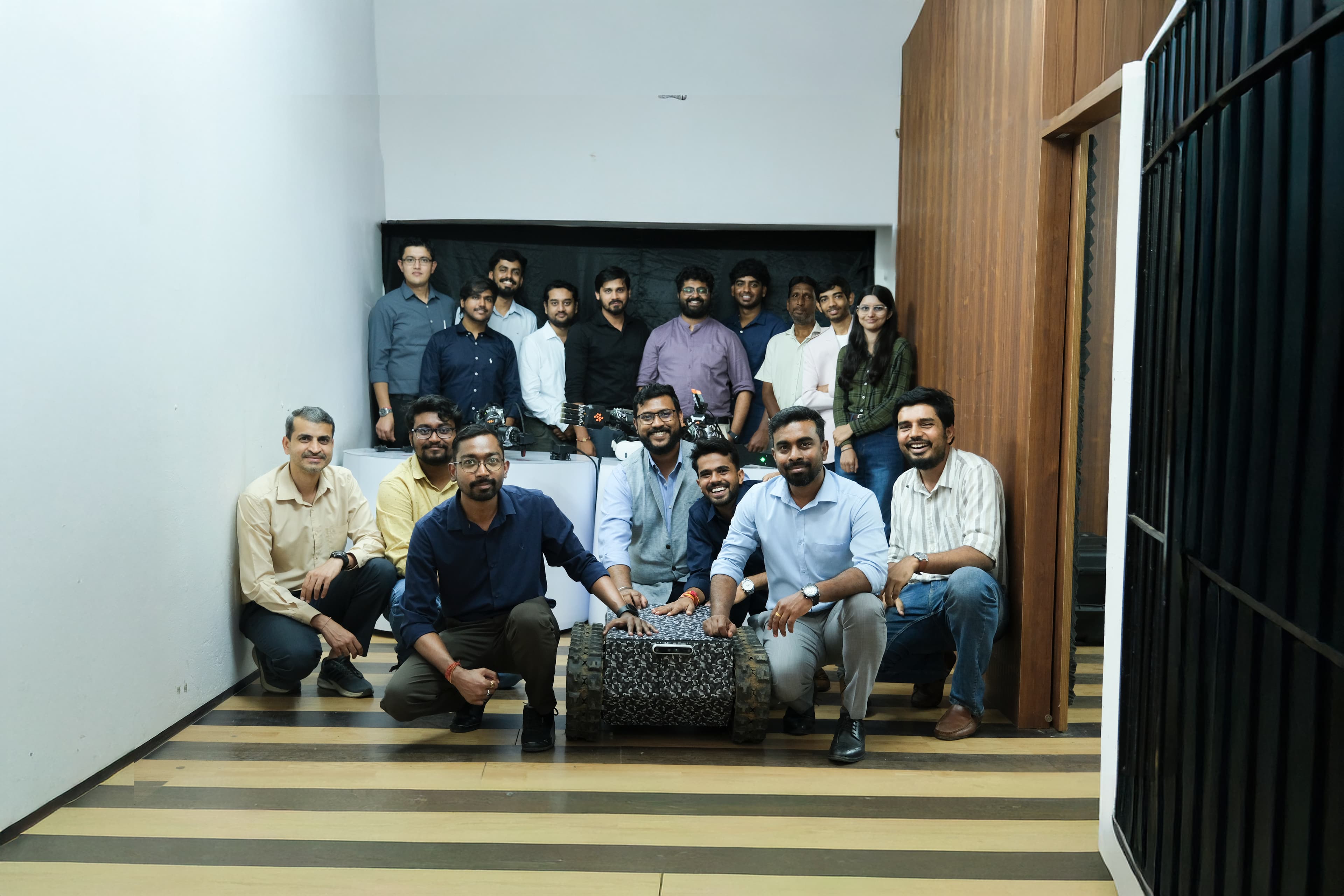 Social Hardware robotics lab workspace